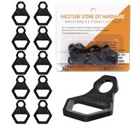 NACETURE Lote de 10 ganchos de anclaje de acero inoxidable resistente para moto, accesorios para camiones, autocaravanas, remolques, camiones