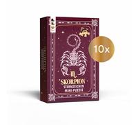 Nachfüllset: Sternzeichen Mini-Puzzle Skorpion 10 St.: 50 Teile Mini-Puzzle