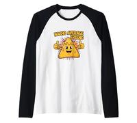 Nacho Amigo Promedio Diciendo Positivo Cita Lema Divertido Juego de Palabras Camiseta Manga Raglan