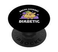 Nacho Diabético Medio Diabéticos Insulina Tipo Diabetes PopSockets PopGrip Adhesivo