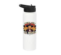 Nacho Gulf No More Funny Trump Meme Vintage Est 2025 Humor Stainless Steel Insulated Water Bottle
