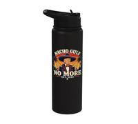 Nacho Gulf No More Funny Trump Meme Vintage Est 2025 Humor Stainless Steel Insulated Water Bottle