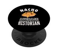 Nacho Historiador Promedio Divertido Cinco de Mayo Diversión Nachos Juego de Palabras PopSockets PopGrip Adhesivo