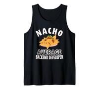 Nacho Promedio Backend Desarrollador Divertido Cinco de Mayo Divertido Camiseta sin Mangas
