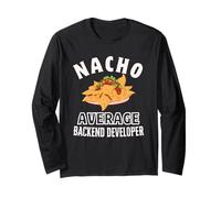 Nacho Promedio Backend Desarrollador Divertido Cinco de Mayo Divertido Manga Larga