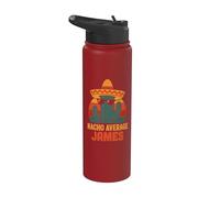 Nacho Promedio James Regalos Cumpleaños Divertido Nombre Personalizado Stainless Steel Insulated Water Bottle