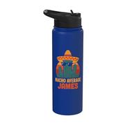 Nacho Promedio James Regalos Cumpleaños Divertido Nombre Personalizado Stainless Steel Insulated Water Bottle