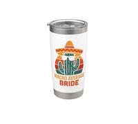Nacho Promedio Novia Divertida despedida de soltera Boda Mujer Vaso térmico de acero inoxidable de doble pared