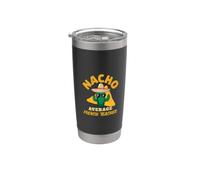 Nacho Promedio Profesor de Francés Divertido Chiste de Enseñanza de Idiomas Vaso térmico de acero inoxidable de doble pared