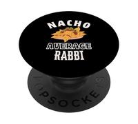 Nacho Promedio Rabino Divertido Cinco de Mayo Divertido Juego de Palabras Nachos PopSockets PopGrip Adhesivo