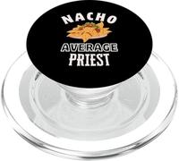 Nacho Sacerdote Promedio Divertido Cinco de Mayo Divertido Juego de Palabras Nachos PopSockets PopGrip para MagSafe