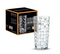 Nachtmann Dancing Stars Bossa Nova Vaso Largo Set, Set 4 Piezas, Vaso de Agua, Vaso de Jugo, Cristal, Al 15 cm, 395 ml, 0092075-0