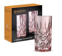 Nachtmann Juego de 2 vasos de cóctel (395 ml), color rosa noblesse, 105711, vasos de cristal, aptos para lavavajillas