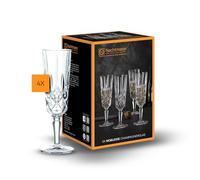 Nachtmann Spiegelau Noblesse Z109580 - Juego de 4 copas de champán (cristal, capacidad aproximada), transparente