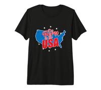 Nací en los Estados Unidos de América Camiseta Premium