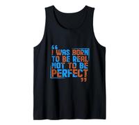 Nací para ser Real, no para ser Camiseta sin Mangas