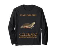 Nacía de tortuga pintada al oeste de reptil del territorio de Colorado Manga Larga