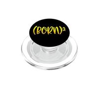 (Nacido) 2 Humor matemático para un Cristiano Nacido de Nuevo PopSockets PopGrip para MagSafe