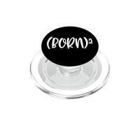 (Nacido) 2 Humor matemático para un Cristiano Nacido de Nuevo PopSockets PopGrip para MagSafe