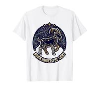 Nacido bajo el horóscopo de la Cabra Constell Capricornio Signo del Zodiaco Camiseta