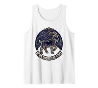 Nacido bajo el horóscopo de la Cabra Constell Capricornio Signo del Zodiaco Camiseta sin Mangas