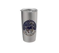 Nacido bajo el horóscopo de la cabra Constell Capricornio Signo del zodiaco Vaso térmico de acero inoxidable de doble pared