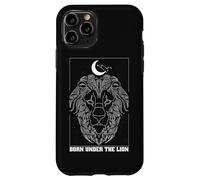 Nacido bajo el león Leo Zodiac Constelación Luna Astrología Carcasa para iPhone 11 Pro