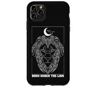 Nacido bajo el león Leo Zodiac Constelación Luna Astrología Carcasa para iPhone 11 Pro Max