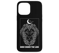 Nacido bajo el león Leo Zodiac Constelación Luna Astrología Carcasa para iPhone 13 Pro Max