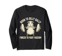 Nacido de Dilly Dally Obligado a Luchar contra el fascismo Conejillo de Indias Manga Larga