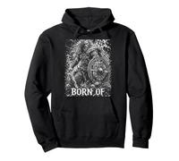 Nacido De Hierro Y Roble Viking Warrior Legend Sudadera con Capucha