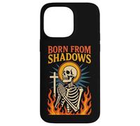 Nacido de Las Sombras, Christian Faith, Gothic Skeleton Christcore Carcasa para iPhone 14 Pro MAX
