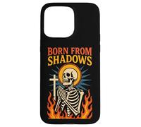 Nacido de Las Sombras, Christian Faith, Gothic Skeleton Christcore Carcasa para iPhone 15 Pro MAX