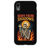 Nacido de Las Sombras, Christian Faith, Gothic Skeleton Christcore Carcasa para iPhone XR