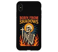 Nacido de Las Sombras, Christian Faith, Gothic Skeleton Christcore Carcasa para iPhone XS MAX