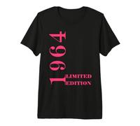 Nacido en 1964 Vintage Edición Retro Año de Nacimiento 1964 Camiseta Premium
