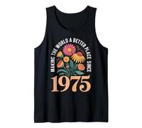 Nacido en 1975 Gen X Retro Haciendo del mundo un lugar mejor Camiseta sin Mangas