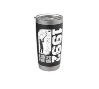 Nacido en 1992 Cumpleaños tiro de arcilla tiro al plato Vaso térmico de acero inoxidable de doble pared