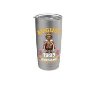 Nacido en agosto 1994 Cumpleaños 32 Años De Ser Impresionante Leyenda Vaso térmico de acero inoxidable de doble pared