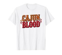 Nacido En El Bayou Sangre Cajún Nativo De Luisiana Orgullo Camiseta