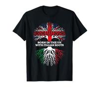 Nacido en el Reino Unido con raíces italianas, herencia italiana inglesa Camiseta