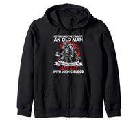 Nacido en enero Nunca Subestimes Viking Blood Sudadera con Capucha