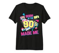 Nacido en los 80 Pero los 90 me Hizo. Yo Amo los años 80 Camiseta Premium