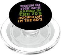 Nacido en los años 60 Criado en la generación Musical de los años 70 Rocked out 80 PopSockets PopGrip para MagSafe