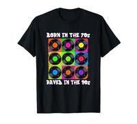 Nacido en los años 70 Raved en los 90 | House Music Vintage 90s Camiseta