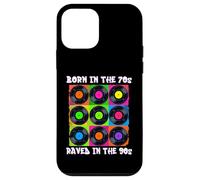Nacido en los años 70 Raved en los 90 | House Music Vintage 90s Carcasa para iPhone 12 mini