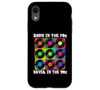 Nacido en los años 70 Raved en los 90 | House Music Vintage 90s Carcasa para iPhone XR