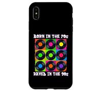Nacido en los años 70 Raved en los 90 | House Music Vintage 90s Carcasa para iPhone XS Max