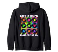 Nacido en los años 70 Raved en los 90 | House Music Vintage 90s Sudadera con Capucha