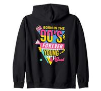Nacido en los años noventa Estética Retro Sudadera con Capucha